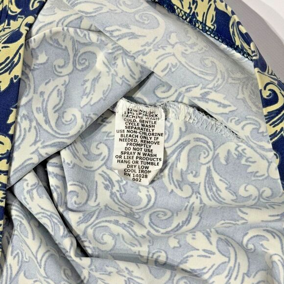 Katherine Way St. Regis Sleeveless Stretch V-Neck Shift Dress Women's Large Navy - Picture 5 of 6